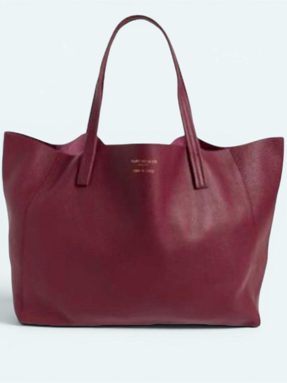 Kurt Geiger EUC Violet Horizontal Leather Tote